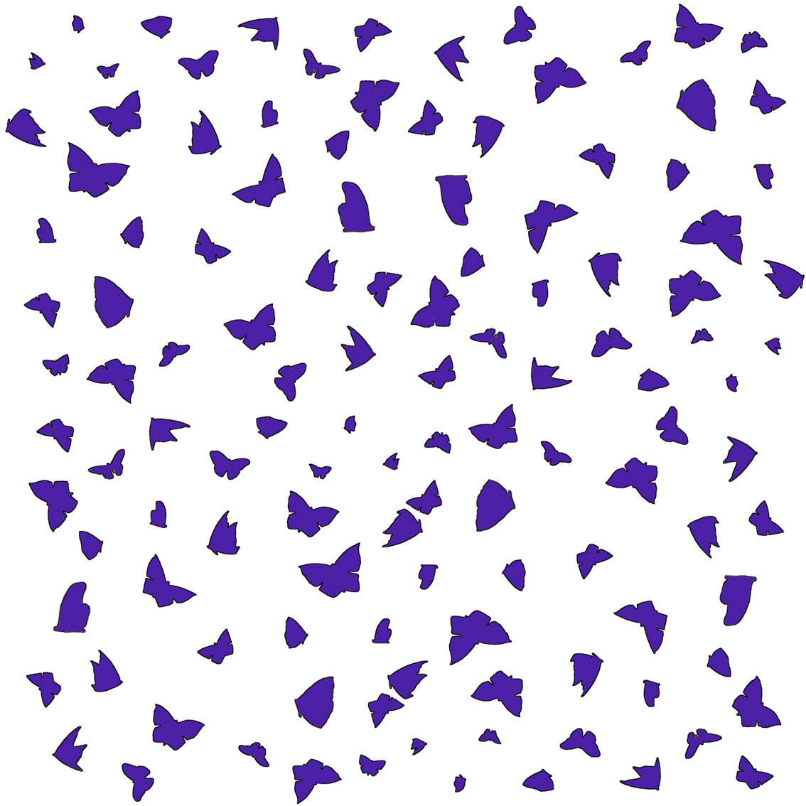 Purple Butterflies on White Papillon-lépidoptère-sphynx-aurore-bombyx-paon-du-jour-monarque Thierry Bisch artiste peintre contemporain animaux tableau art décoration biodiversité conservation 