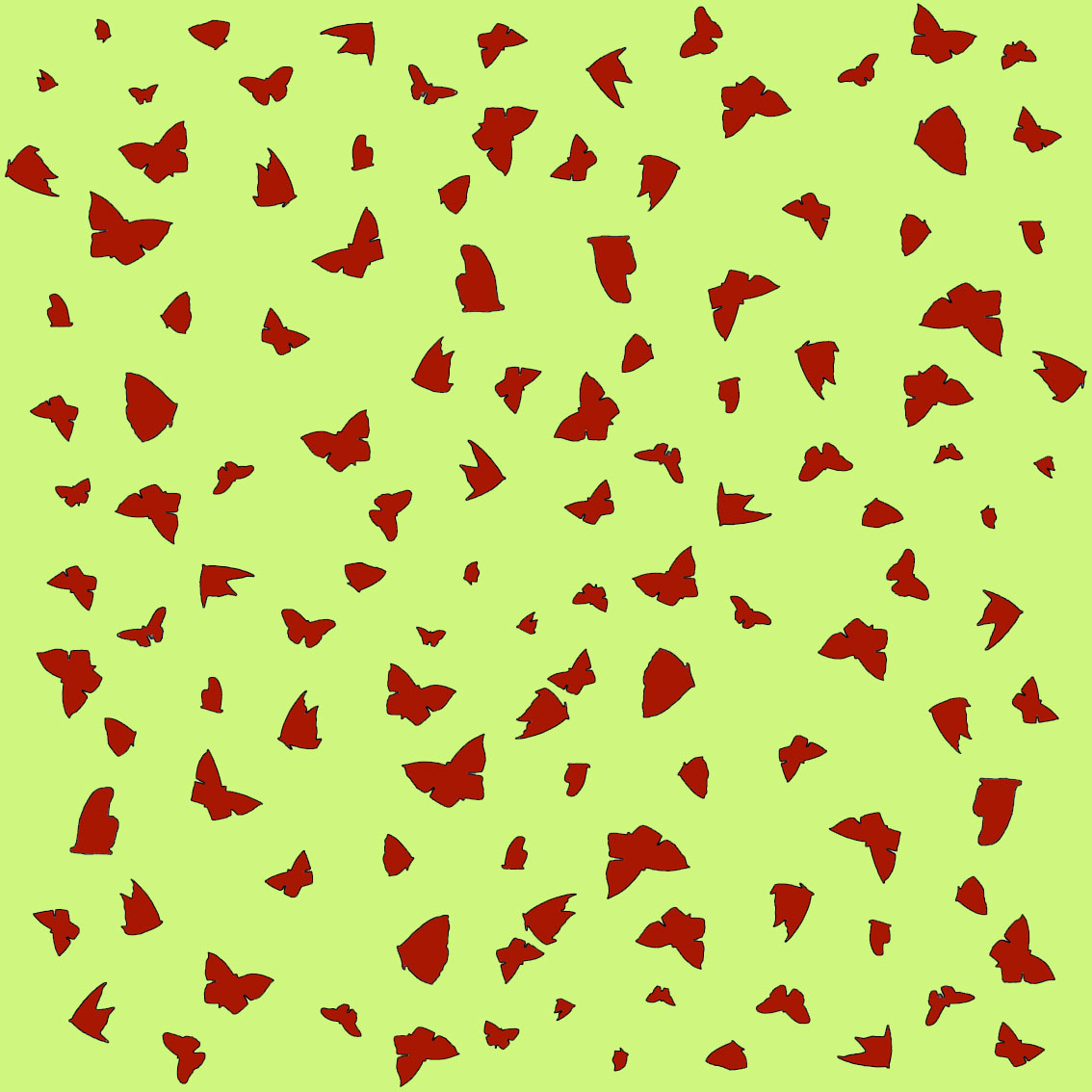 Red Butterflies on Green papillon-lépidoptère-sphynx-aurore-bombyx-paon-du-jour-monarque Thierry Bisch artiste peintre contemporain animaux tableau art décoration biodiversité conservation 