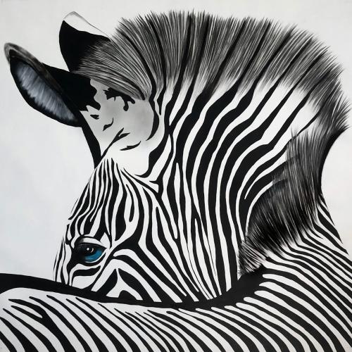   動物画 Thierry Bisch Contemporary painter animals painting art decoration nature biodiversity conservation