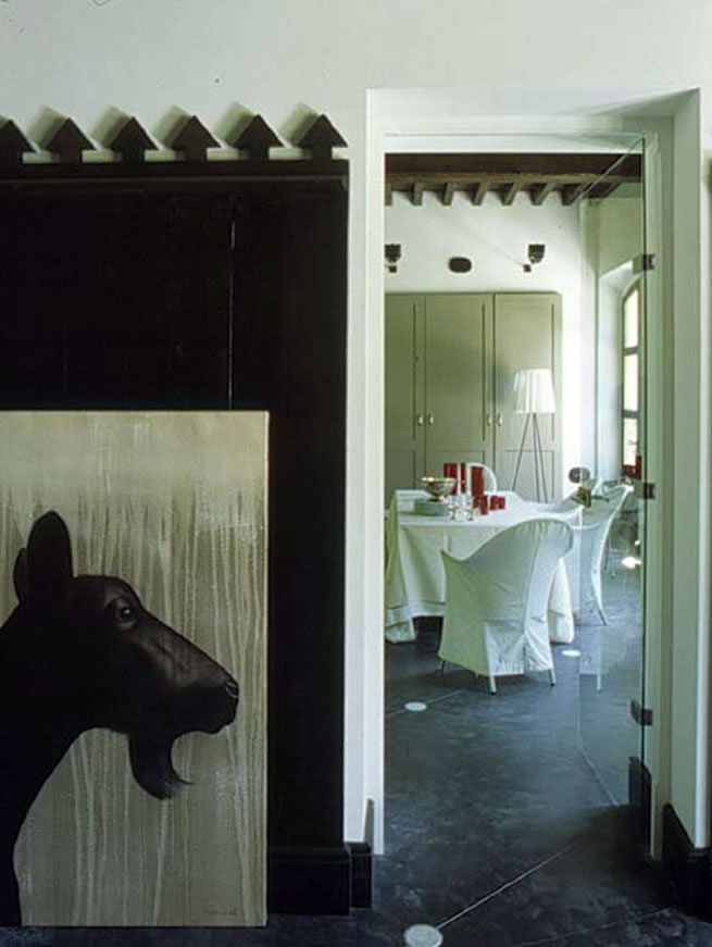 Chevre goat Thierry Bisch Contemporary painter animals painting art  nature biodiversity conservation Monaco Prince-Albert Prince-Albert-of-Monaco 