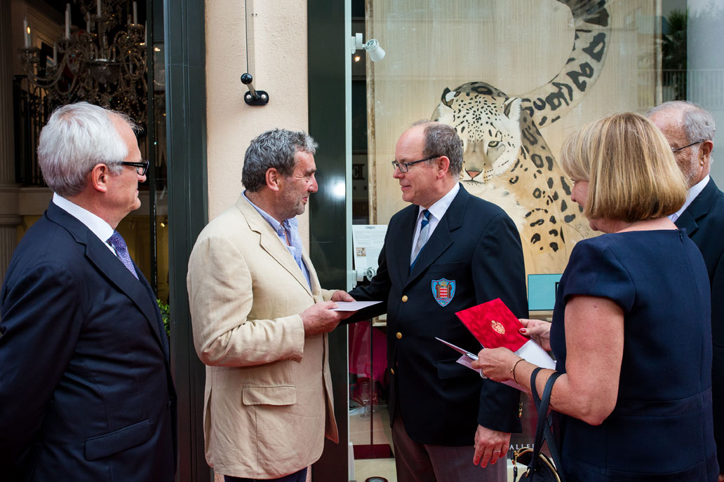 VERNISSAGE MONACO thierry-bisch Thierry Bisch Contemporary painter animals painting art  nature biodiversity conservation Monaco Prince-Albert Prince-Albert-of-Monaco 
