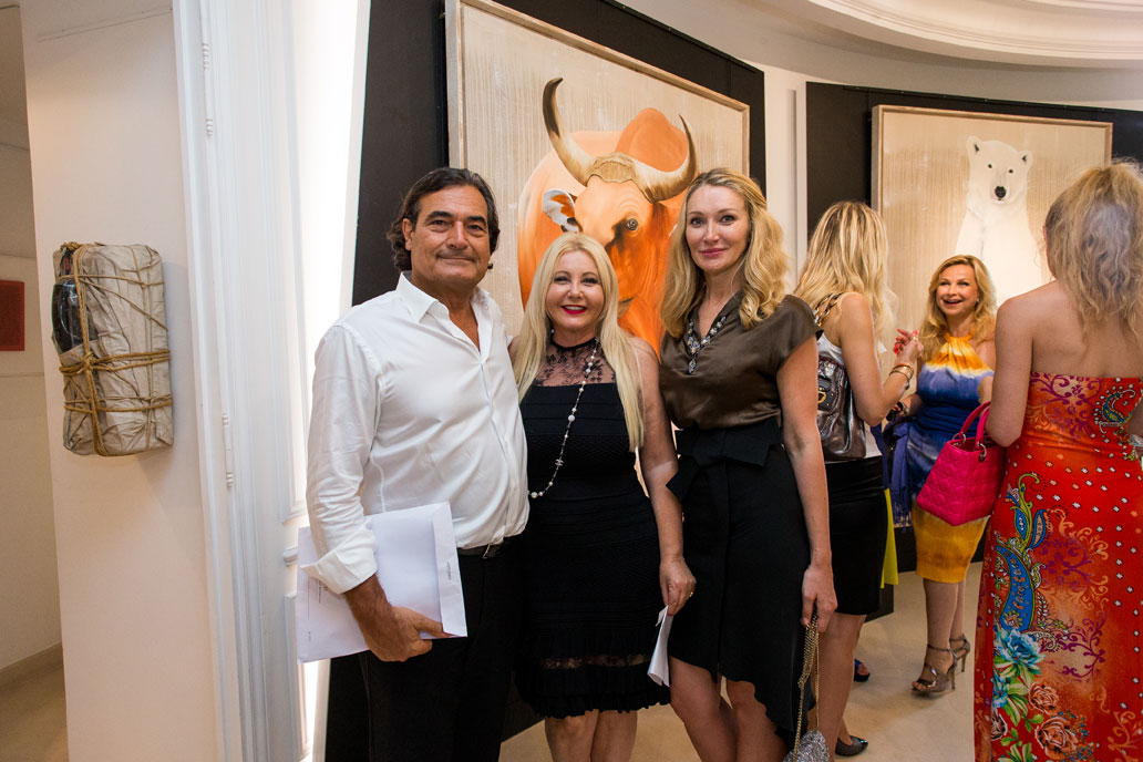 VERNISSAGE MONACO thierry-bisch Thierry Bisch Contemporary painter animals painting art  nature biodiversity conservation Monaco Prince-Albert Prince-Albert-of-Monaco 