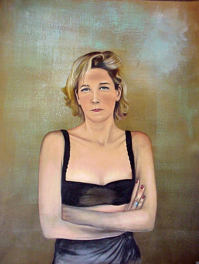 Florette portrait Thierry Bisch Contemporary painter animals painting art  nature biodiversity conservation Monaco Prince-Albert Prince-Albert-of-Monaco 