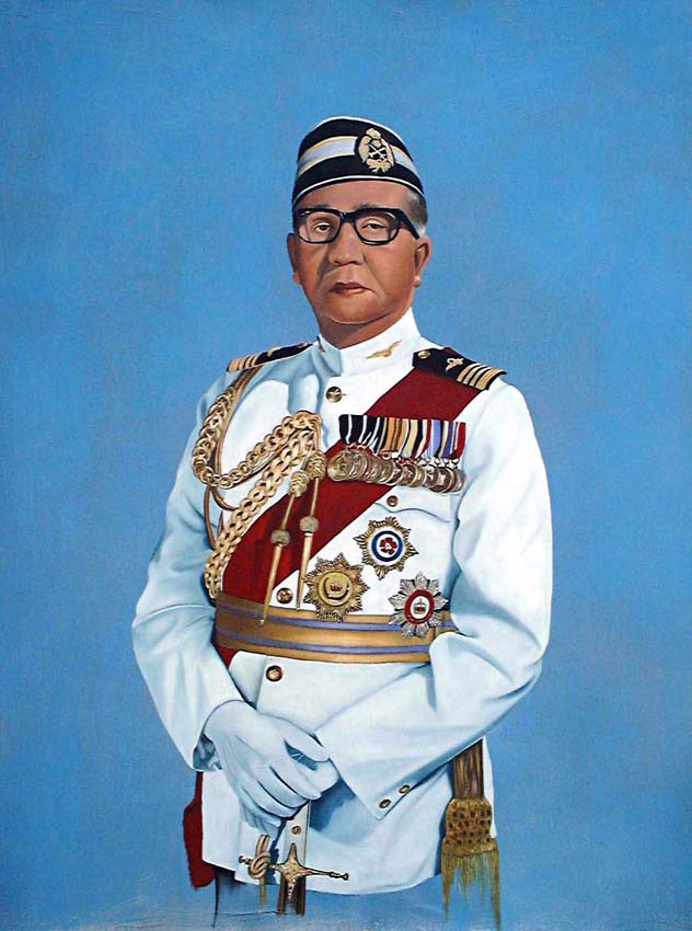 HRS Ismail Shah portrait Thierry Bisch Contemporary painter animals painting art  nature biodiversity conservation Monaco Prince-Albert Prince-Albert-of-Monaco 