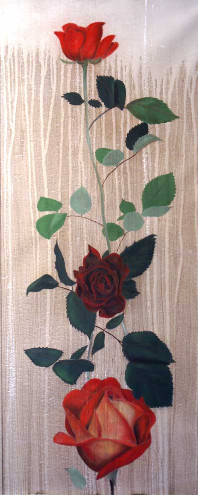 Roses Flower Thierry Bisch Contemporary painter animals painting art  nature biodiversity conservation Monaco Prince-Albert Prince-Albert-of-Monaco 