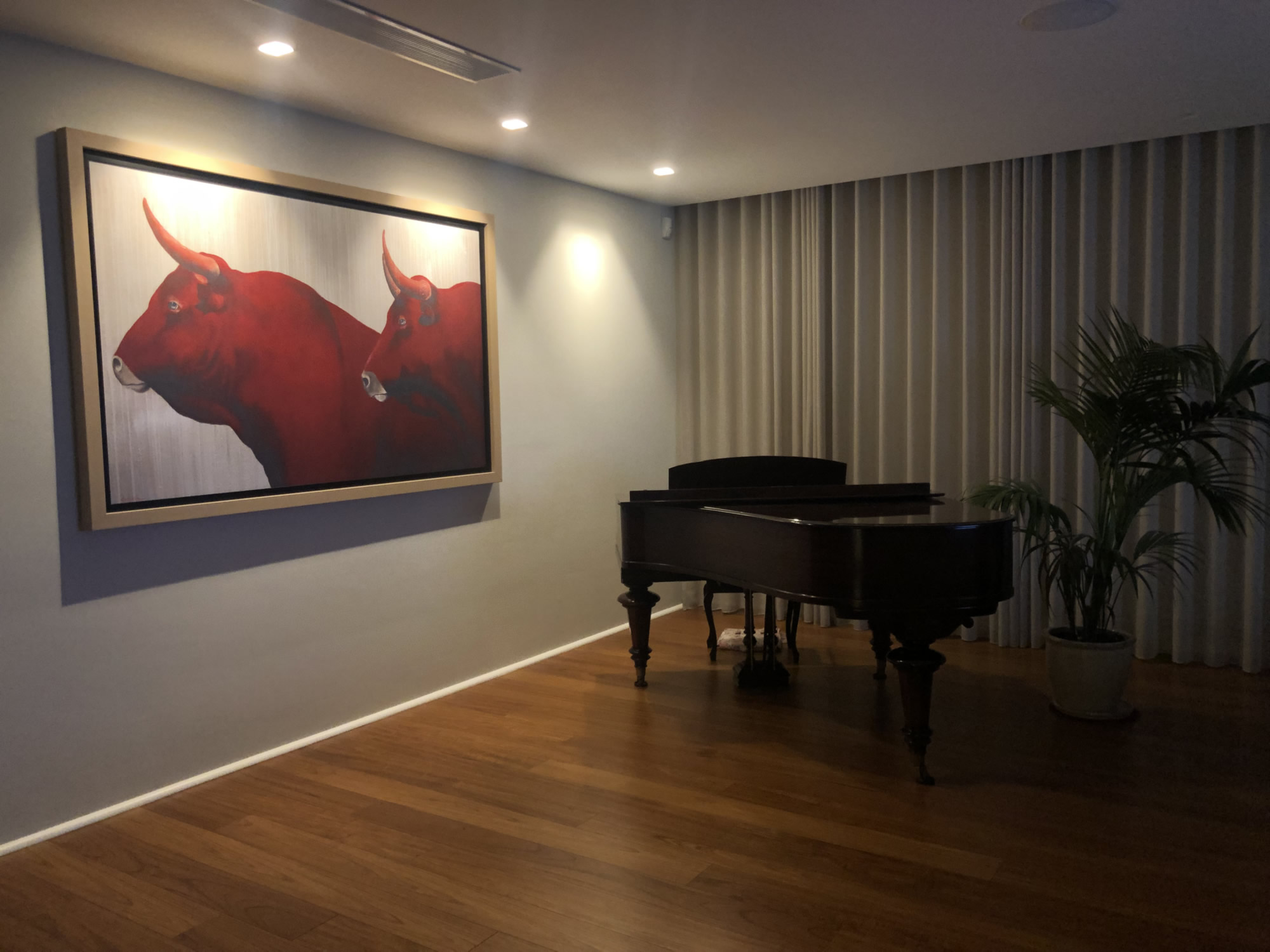 2redbulls Red-bull Thierry Bisch Contemporary painter animals painting art  nature biodiversity conservation Monaco Prince-Albert Prince-Albert-of-Monaco 