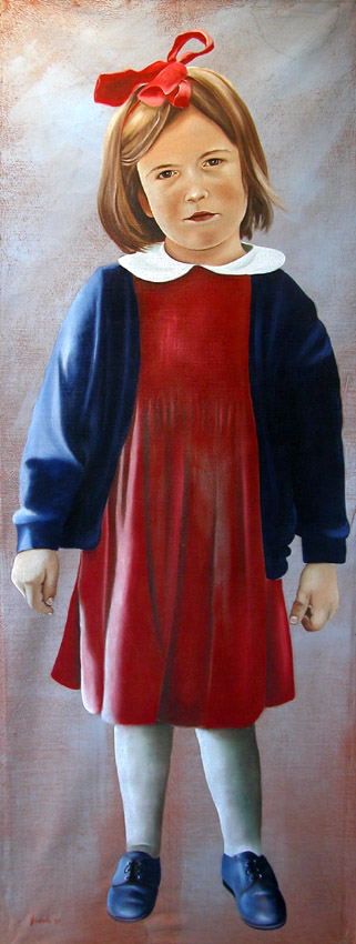 Juliette portrait Thierry Bisch Contemporary painter animals painting art  nature biodiversity conservation Monaco Prince-Albert Prince-Albert-of-Monaco 