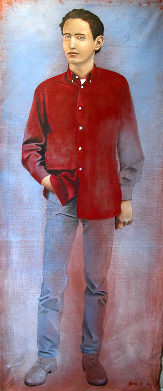 Marco portrait Thierry Bisch Contemporary painter animals painting art  nature biodiversity conservation Monaco Prince-Albert Prince-Albert-of-Monaco 