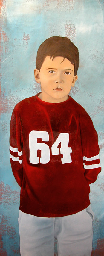 Victor portrait Thierry Bisch Contemporary painter animals painting art  nature biodiversity conservation Monaco Prince-Albert Prince-Albert-of-Monaco 