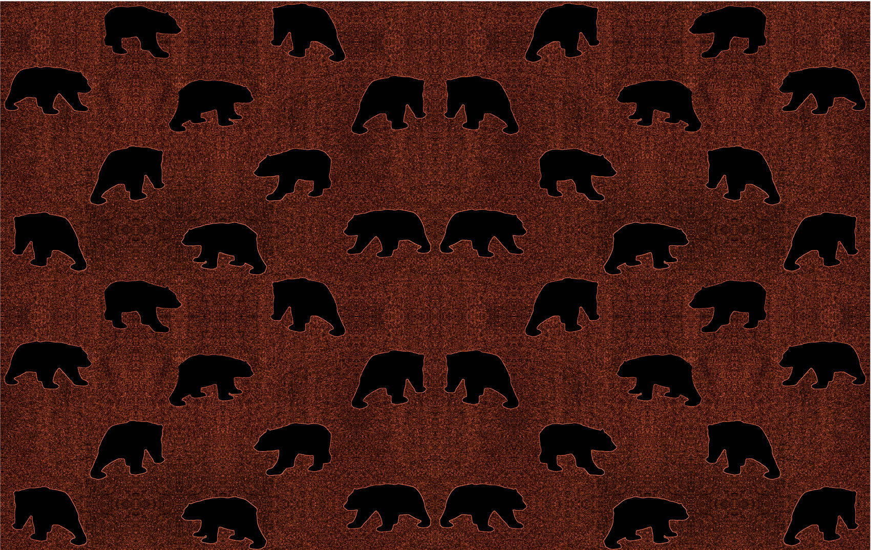 Bears bear Thierry Bisch Contemporary painter animals painting art decoration nature biodiversity conservation