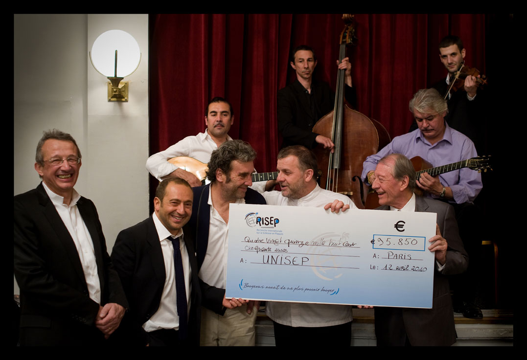 UNISEP - Le chèque animal-painting Thierry Bisch Contemporary painter animals painting art  nature biodiversity conservation Monaco Prince-Albert Prince-Albert-of-Monaco 