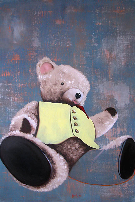 Thierry teddy Thierry Bisch Contemporary painter animals painting art  nature biodiversity conservation Monaco Prince-Albert Prince-Albert-of-Monaco 