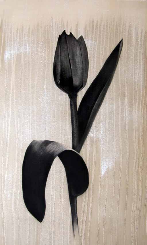 Tulipe Flower Thierry Bisch Contemporary painter animals painting art  nature biodiversity conservation Monaco Prince-Albert Prince-Albert-of-Monaco 
