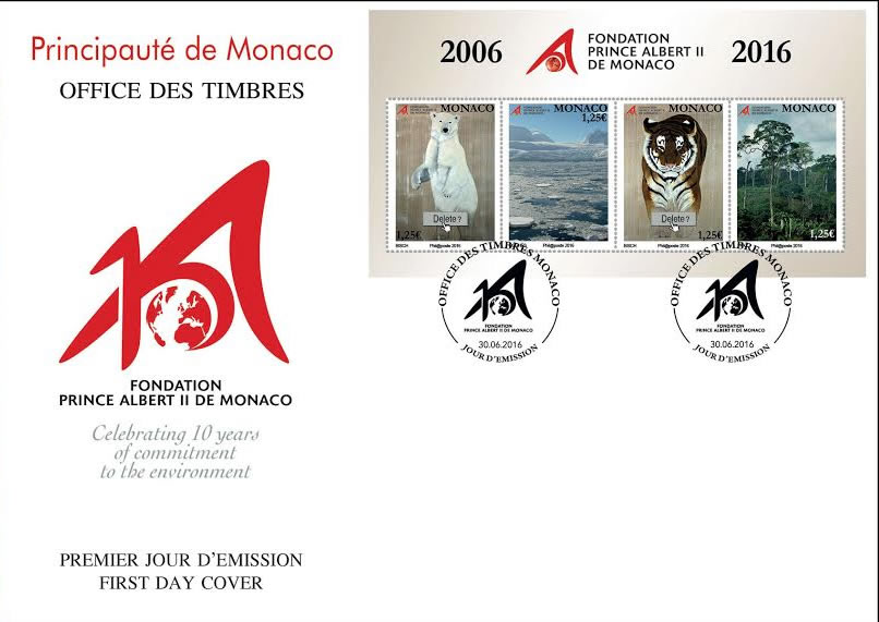 Timbres premier jours Monaco Fondation Prince Albert I I Bisch ursus%20maritimus%20polar%20bear%20white%20threatened%20endangered%20extinction-tiger%20siberian%20amur%20threatened%20endangered%20extinction%20-tiger%20siberian%20amur%20threatened%20endangered%20extinction%20%20ursus%20maritimus%20polar%20bear%20white Thierry Bisch Contemporary painter animals painting art  nature biodiversity conservation Monaco Prince-Albert Prince-Albert-of-Monaco 