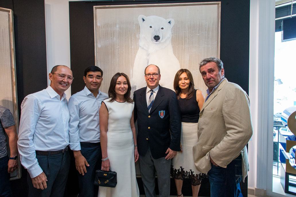 VERNISSAGE MONACO thierry-bisch Thierry Bisch Contemporary painter animals painting art  nature biodiversity conservation Monaco Prince-Albert Prince-Albert-of-Monaco 