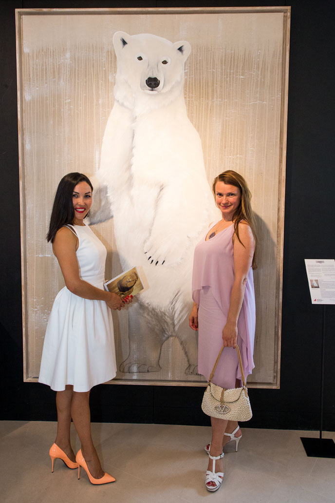 VERNISSAGE MONACO thierry-bisch Thierry Bisch Contemporary painter animals painting art  nature biodiversity conservation Monaco Prince-Albert Prince-Albert-of-Monaco 