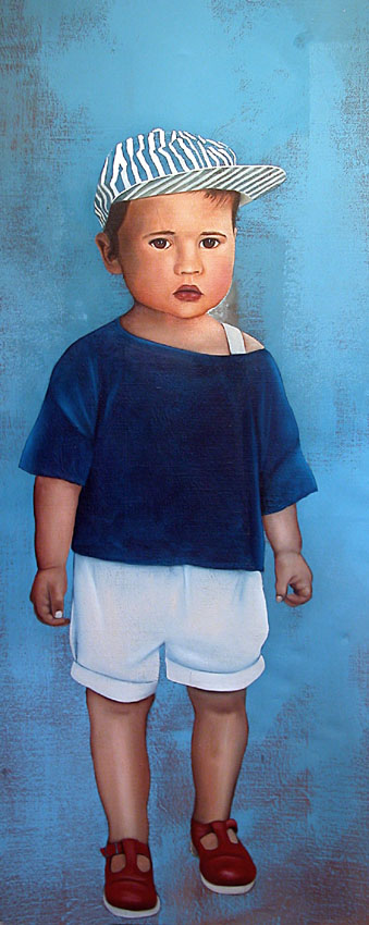 Guillaume portrait Thierry Bisch Contemporary painter animals painting art  nature biodiversity conservation Monaco Prince-Albert Prince-Albert-of-Monaco 