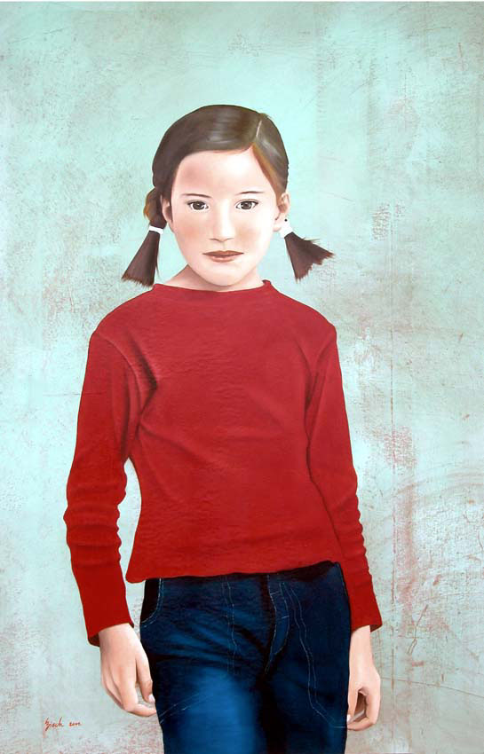 Victoire portrait Thierry Bisch Contemporary painter animals painting art  nature biodiversity conservation Monaco Prince-Albert Prince-Albert-of-Monaco 