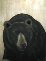 Kodiak bear Thierry Bisch Contemporary painter animals painting art  nature biodiversity conservation