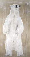 Standing-PB ours-blanc Thierry Bisch artiste peintre animaux tableau art  nature biodiversité conservation 