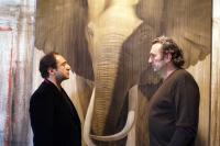 Timba élephant-patrick-timsit-elephant Thierry Bisch artiste peintre animaux tableau art  nature biodiversité conservation 