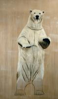 URSUS-MARITIMUS ours-blanc-polaire-ursus-maritimus-delete-extinction-protégé-disparition Thierry Bisch artiste peintre contemporain animaux tableau art  nature biodiversité conservation 