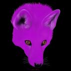 PURPLE-FOX RED FOX fox Showroom - Inkjet on plexi, limited editions, numbered and signed. Wildlife painting Art and decoration. Click to select an image, organise your own set, order from the painter on line